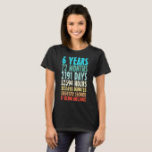 6歳72カ素晴らし月6日誕生日 Tシャツ (正面フル)
