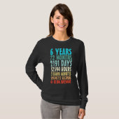 6歳72カ素晴らし月6日誕生日 Tシャツ (正面フル)