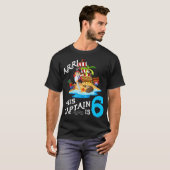 6歳 海賊 誕生日 男の子 この船長 Tシャツ (正面フル)