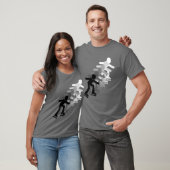 6段階グラデーション ローラー競技 Tシャツ (ユニセックス)