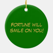 6漫画おもしろいイラストレーション豚の年2019ラウンド セラミックオーナメント (裏面)