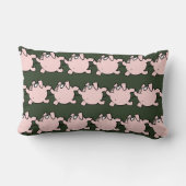 6漫画おもしろい豚の選択カラーランバーピロー ランバークッション (裏面)