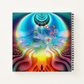 6灯台チャクラカード記号の言語 ノートブック (裏面)