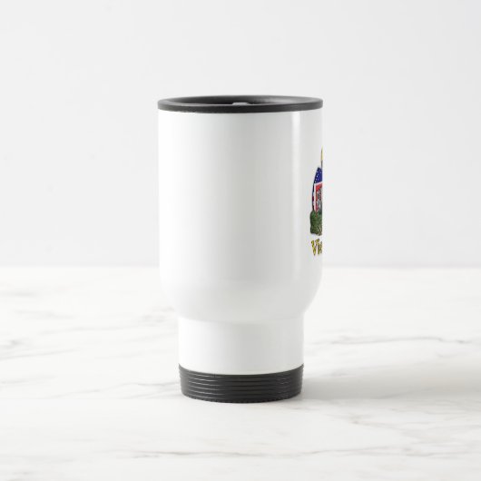 6番目のグリーンベレー退役軍人ベトナムベートマグ トラベルマグ (中央)