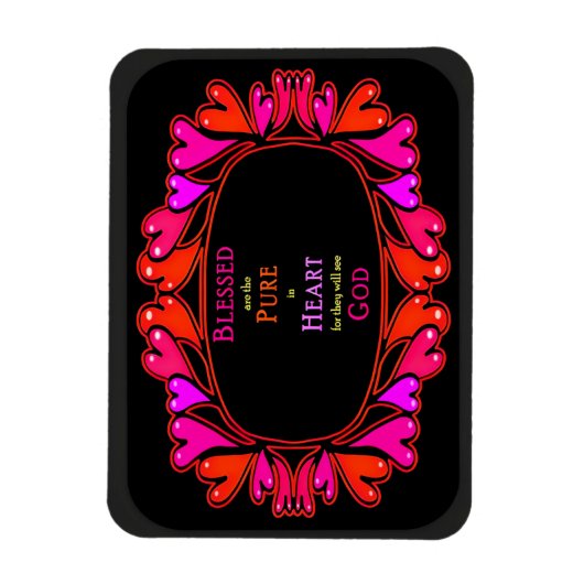 6番目の美賛美度-ハートで純粋 マグネット (縦)