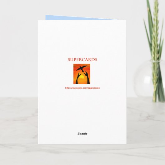 6番目の誕生日カードに名前を追加する カード (裏面)