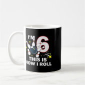 6番目の誕生日ボーリング私は6この方法転が コーヒーマグカップ (左)