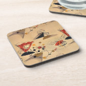 6砂のアメーバ4のコースターセット コースター (左側)