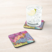 6砂漠カラフルサボテン飲み物用コースター（コルク付） コースター (右側)