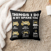 6私おもしろいは私の予備タイムバイクで行うこと クッション (ブランケット)