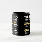 6私おもしろいは私の予備タイムバイクで行うこと ツートーンマグカップ (中央)