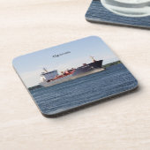 6種のプラスチック製コースターのアルゴスコシア コースター (左側)