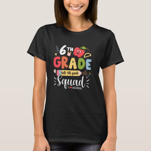 6等分学生先生新学期6 Tシャツ (正面)
