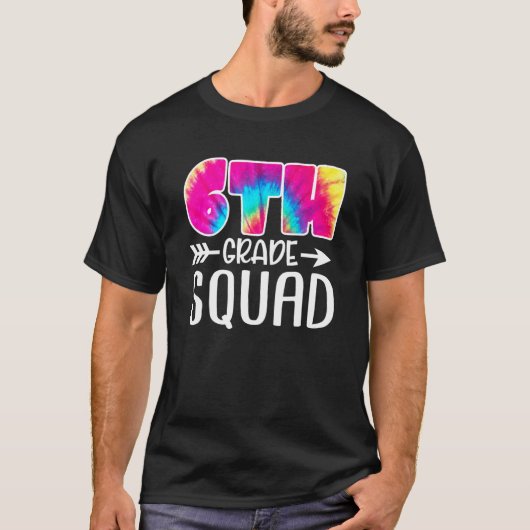 6等分隊絞り染め新学期先生Stu Tシャツ (正面)