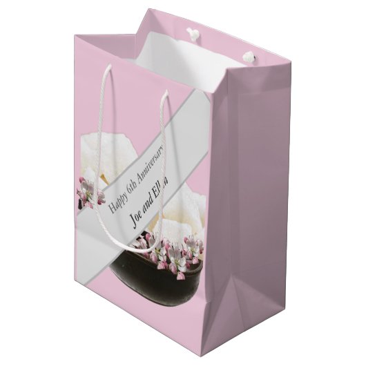 6結婚周年記念・アイアン・シュガー ミディアムペーパーバッグ (正面アングル)