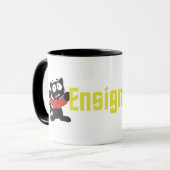 6色の旗のFraidyの信号器の右腕投手のマグ! マグカップ (正面左)