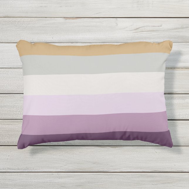 6色 – ブルーバイオレットパープルピンク灰色イエロー アウトドアクッション (正面)