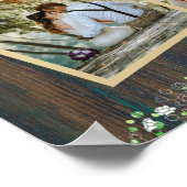 6表ジプソフィ素朴ラ写真シーティングチャートFoa ポスター (角)