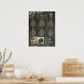 6表ジプソフィ素朴ラ写真シーティングチャートFoa ポスター (キッチン)