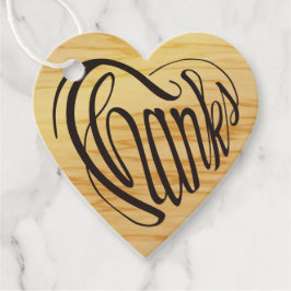 6言語感謝していのメッセージカード フェイバータグ