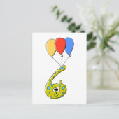 6誕生日の漫画のモンスター。 ポストカード (スタンド正面)