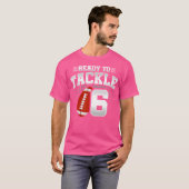 6誕生日サッカー誕生日パーティー6誕生日 Tシャツ (正面フル)