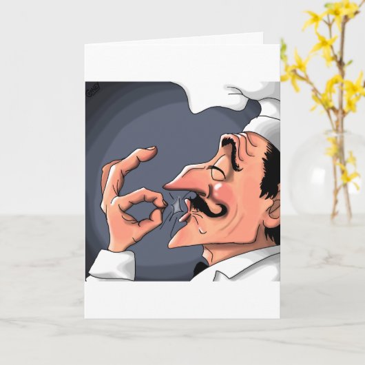 6誕生日シェフ カード (黄色い花)