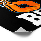 6誕生日バスケットボールボーイ6歳バスケットボール ポスター (角)