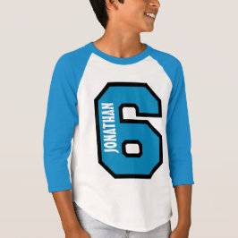 6誕生日ボーイスポーツ第5年A03A Tシャツ