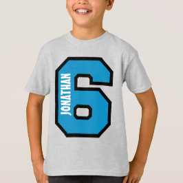 6誕生日ボーイスポーツ第5年A03A Tシャツ