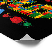 6誕生日マスタービルダー6年ブロック ポスター (角)