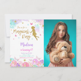 6誕生日妖精パーティー写真 招待状