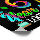 6誕生日素晴らし6歳 ポスター (角)