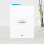 6誕生日跳躍するカエル カード (裏面)