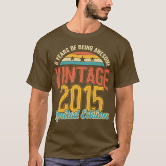 6誕生日6歳2015素晴らし年 Tシャツ
