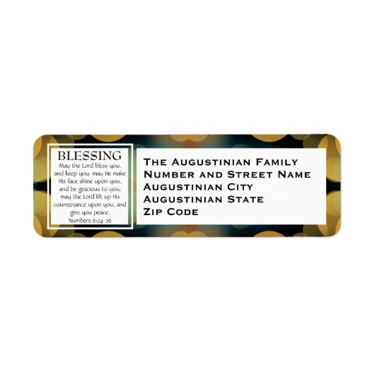 6賛美の主賛美よ ラベル (正面)