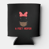 6足ハイファーカウウェアマスクヒョウ柄 缶クーラー (正面)