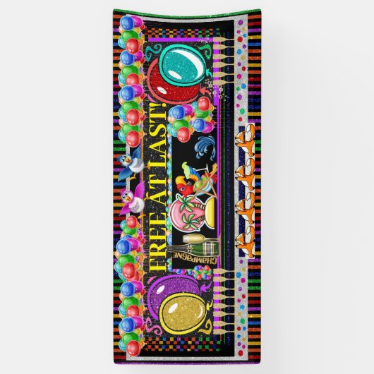 6足フリー最後のバナー 横断幕 (縦)