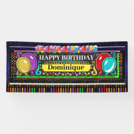 6足誕生日バナーハッピーハッピー 横断幕