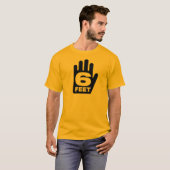 「6足」ソーシャル配信Tシャツ – LARGE GRAPHIC Tシャツ (正面フル)