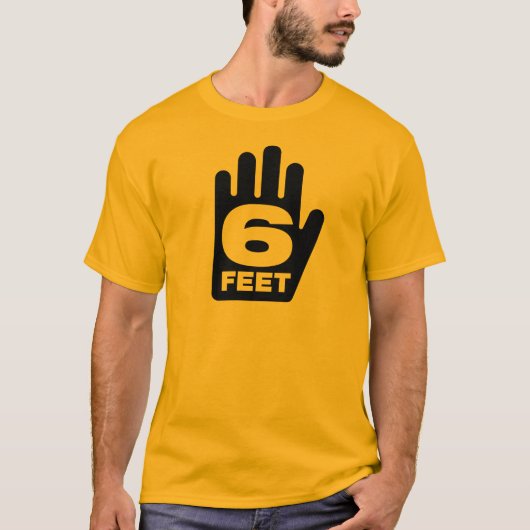 「6足」ソーシャル配信Tシャツ – LARGE GRAPHIC Tシャツ (正面)