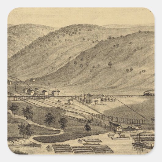 6隻のマイルフェリー スクエアシール (正面)