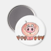 6頭の小豚 マグネット (正面/裏面)