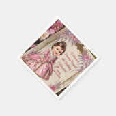 6魅力的ビクトリアン誕生日 スタンダードカクテルナプキン (角)