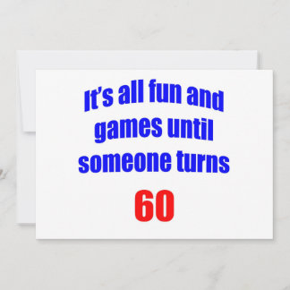 60おもしろいとゲーム 招待状