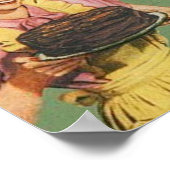 60おもしろい年代のスタイル女性ポスター ポスター (角)