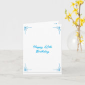 60おもしろい期誕生日女性用カードの詩 カード (黄色い花)