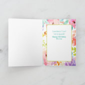 60おもしろい歳の誕生日Sassyカラフル Friend カード (内部)