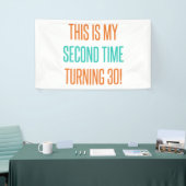 60おもしろい番目の女性誕生日 横断幕 (トレードショー)