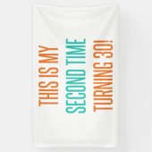 60おもしろい番目の女性誕生日 横断幕 (縦)